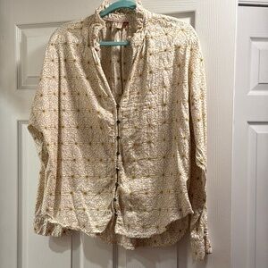 Anthropologie long sleeve top by Pilcro.